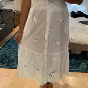 Miguelina crochet skirt